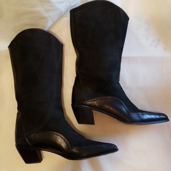 <Via Spiga> Italian Suede & Leather Boots, Size 8 - Picture 4 of 8